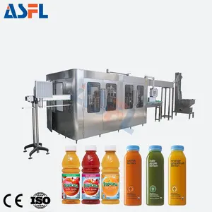Máquina de llenado de líquidos de jugo caliente al mejor precio Máquina para hacer bebidas de botellas de plástico