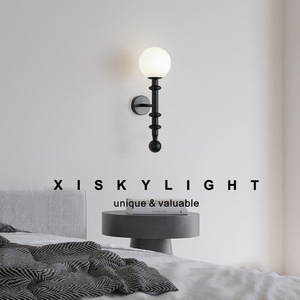 Wabi-sabi Style Vintage French New Chinese Style Bedroom <b>Bedside</b> <b>Wall</b> Lamp Full Spectrum Eye-Protection for <b>Wall</b> <b>Wall</b> Lamp - Product Image 4