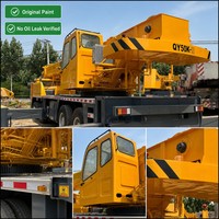 Grúa Hidráulica Usada de 50 Toneladas con Pluma Telescópica de 42.7m, Tracción 8x4, Máquina Elevadora Móvil de Servicio Pesado en Venta