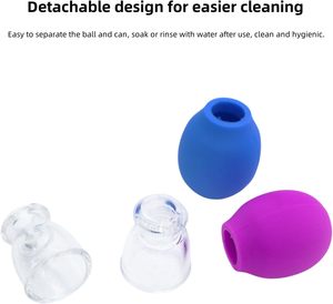 Offre Spéciale : Ensemble de ventouses en silicone de qualité alimentaire pour massage corporel et facial, avec couvercles en silicone - Product Image 5