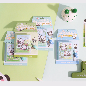 Nhà Máy Bán buôn <span class=keywords><strong>mini</strong></span> Panda máy tính xách tay dễ thương động vật lưu niệm Hộp quà tặng du lịch Tạp Chí Nhật Ký với khóa cho cô gái - Product Image 4