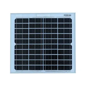 Neues chinesisches Mini-Solarsystem für Zuhause 15 W 20 W 30 W Monokellstoff-Phatovoltaik-Solarpanel-Installation
