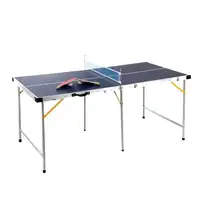 Mesa de Ping Pong Dobrável com Estrutura de Alumínio Portáti
