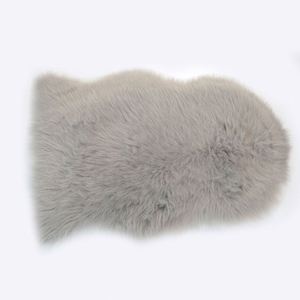 Modern Design 3-4 Meter Long <b>Faux</b> <b>Fur</b> Rug Tufted High Pile Wool Carpet Washable Shaggy Bedroom Sidekick for Living Room Hotel - Product Image 1