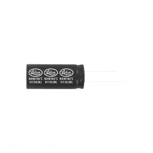 Condensateur radial traversant RXW471M1VBK-1020S 470 µF 20 % 35 V en aluminium - Product Image 1