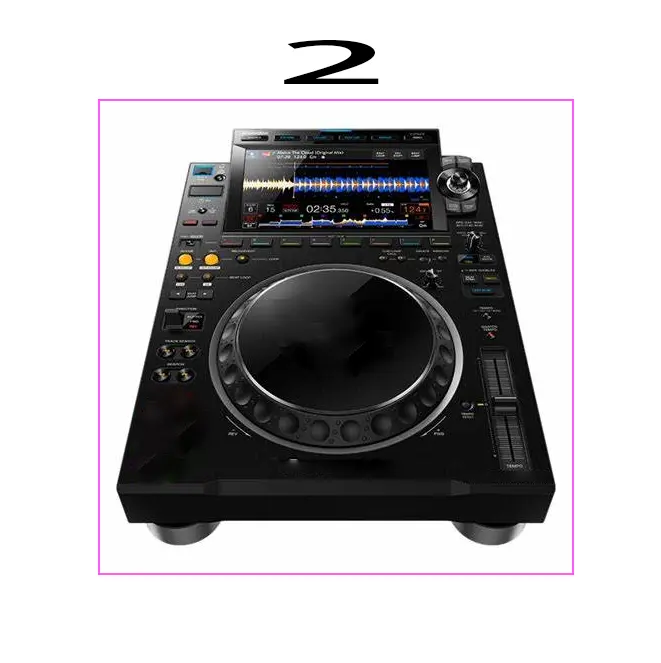 Oferta intemporal de la serie Reloops-Tocadiscos para DJ Direct Drive MK2, color negro con aguja Concorde Mix