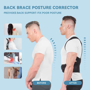 Corrector de Postura Ajustable para Clavícula, Soporte Lumbar y de Hombros para Hombres y Mujeres, Cinturón de Corrección de Postura - Product Image 5