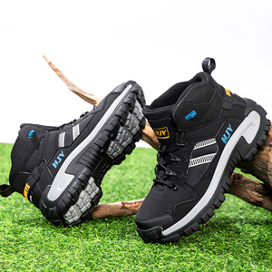 SF33 707 Men Fashion New Stock Black Mesh <b>Hiking</b> <b>Boots</b> Waterproof Outdoor All Season Work Shoes - Product Image 1
