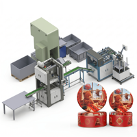 Machine de scellage de boîtes en fer blanc à entraînement mécanique avancé avec fonction de remplacement rapide du diamètre de la boîte