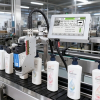 Impresora de Inyección de Tinta Térmica Industrial TIJ T180E de 12.7mm, Precio de Fábrica, Máquina de Codificación de Códigos de Barras para Impresión de Fechas de Caducidad en Botellas