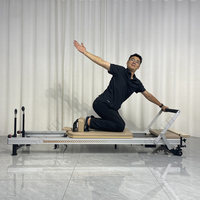 ROARFIT Manly Core Bed, équipement de studio de Pilates et de yoga, cadre en alliage d'aluminium robuste, garantie 1 an, emballage portable en bois