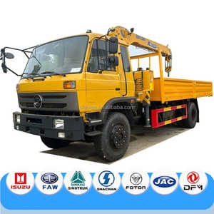 Dongfeng 4X2 10 Ton Crane Truck Montado Boom Arm Crane Truck Todo terreno Grúa móvil <span class=keywords><strong>4x4</strong></span> Móvil de <span class=keywords><strong>segunda</strong></span> <span class=keywords><strong>mano</strong></span> - Product Image 2
