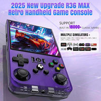 Consola de Juegos Portátil JSGAMING R36 R36s Max 128gb, Resolución 720*720, Consola de Juegos Retro Portátil Clásica para TV