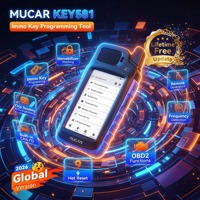 Herramienta de Programación de Llaves MUCAR KEY581 K581, Detección de Frecuencia de Llaves, Generación y Adaptación de Llaves para Automóviles, 9 Funciones de Mantenimiento