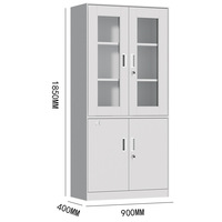 Armoire à dossiers en acier Bureau Multi-couches Grande capacité Sans formaldéhyde Anti-vol Étanche à l'humidité Design simple pour le bureau