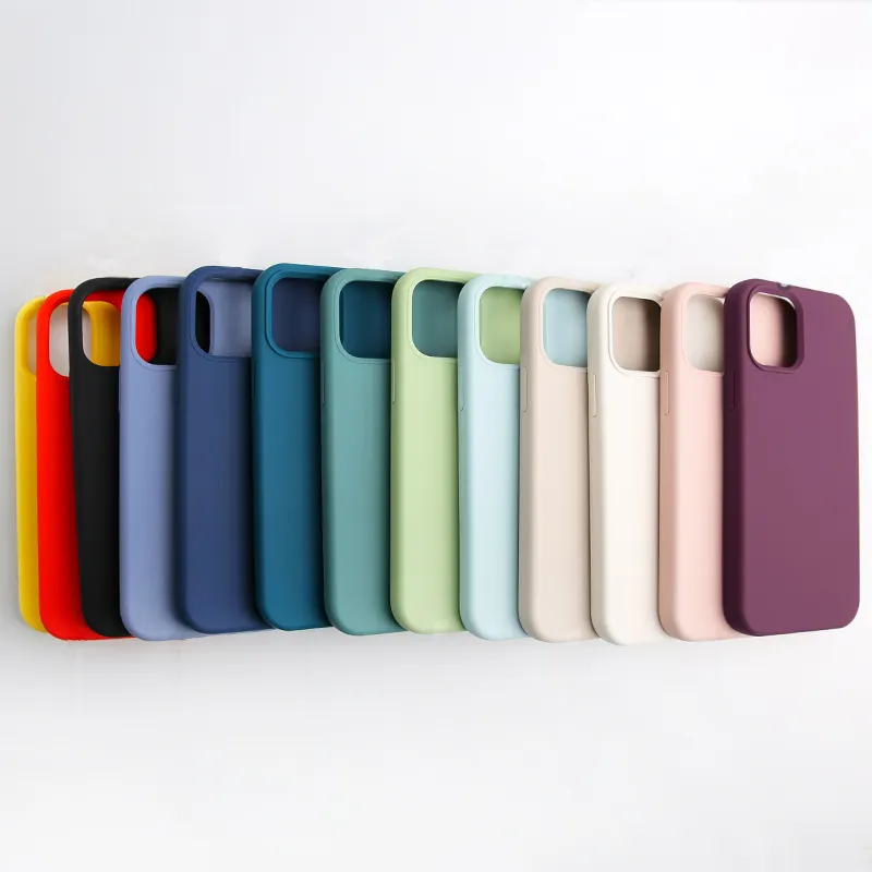 Custom Multicolor Liquid Silicone Rubber phone cover Silicone Mobilephone Case for iPhone case