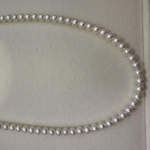 สร้อยคอมุกน้ำจืดทรงกลม 4.5-5 มม. ยี่ห้อ Zhuji พร้อมสายเงินแท้ คุณภาพเกือบไร้ตำหนิ เหมาะสำหรับเป็นของขวัญ - Product Image 3