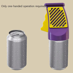 Abrelatas de latas impreso en 3D, herramienta portátil reutilizable para abrir bebidas, abridor de latas de cerveza resistente al desgaste para proteger las uñas. - Product Image 2