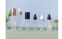 En stock, flacons pulvérisateurs transparents en PET, 30 ml, 50 ml, 60 ml, 80 ml, 100 ml, 120 ml, 130 ml, 150 ml, contenants de voyage portables, toner, cosmétiques