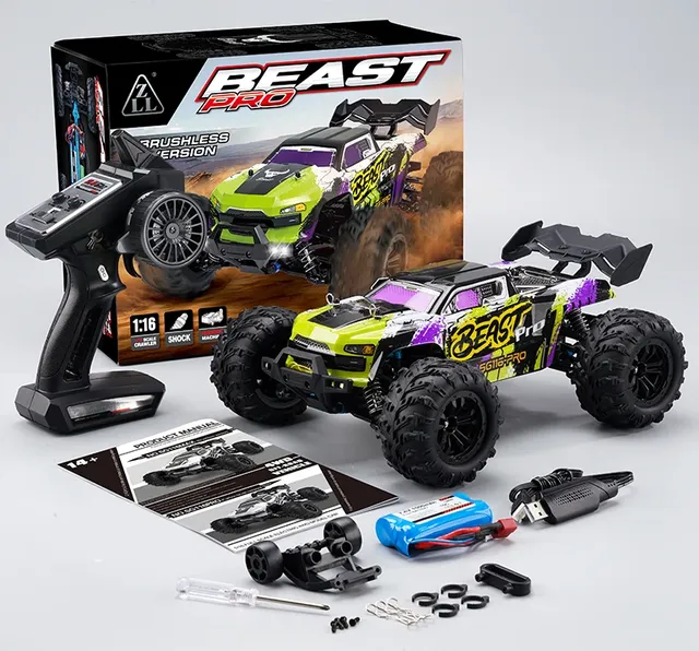 New ZLL SG116 PRO Brushed RC Car 1: 16 Scale 4WD High Speed 40KM/H Racing Cars Vehicle for Kids Gifts