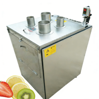 Hoog efficiënte commerciële roestvrijstalen fruit- en groentesnijmachine voor plantain, banaan, cassave, aardappelchips en ananas