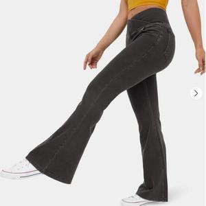 Pantaloni da Yoga a zampa di <span class=keywords><strong>Jeans</strong></span> da donna <span class=keywords><strong>Super</strong></span> elasticizzati alla moda - Product Image 3