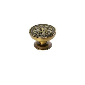 황동으로 성형 된 도어 서랍 캐비닛 용 다크 브라운 핸들 노브 - Product Image 5