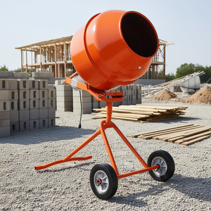 Bétonnière électrique portable de 5,0 pieds cubes, haute efficacité, avec moteur en cuivre pour usage en construction - Product Image 2