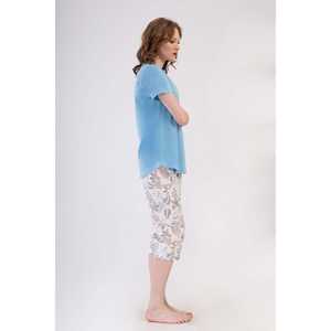 Combinaison de nuit ovale à manches courtes et col rond pour femme, taille XXL - Product Image 2