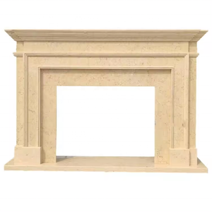 Trắng tự nhiên bằng đá cẩm thạch lò sưởi Kệ freestanding thiết kế với bức tượng người phụ nữ Khỏa Thân trang trí lò sưởi bằng gỗ - Product Image 4