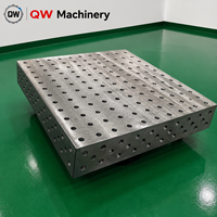 Table de soudage modulaire en acier traité à l'azote, établi de soudage flexible 3D avec pinces complètes