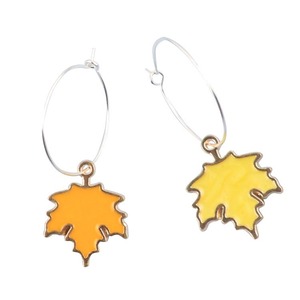 Maple Leaf Wine Glass Ring Metal Reusable Simple Style Drinkware Accessory - Product Image 3