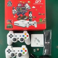 Stick de jeu vidéo rétro G7 4k TV Game Tv Box avec deux manettes sans fil HD Consoles de jeu vidéo rétro Décodeur