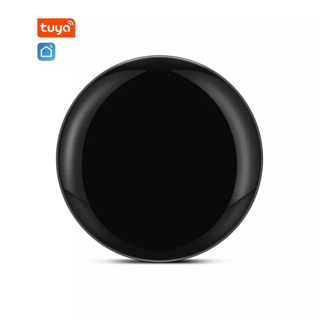 Glomarket Tuya WiFi Smart IR Wireless RF Remote Control Modern ABS App Control Black 38kHz for Google Alexa Smart Home