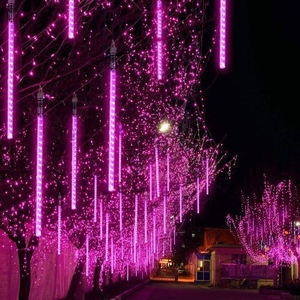 Guirlandes lumineuses solaires LED pour arbres, imperméables IP65, pour extérieur, décoration <span class=keywords><strong>de</strong></span> vacances, éclairage décoratif pour centres commerciaux, jardins, lumières <span class=keywords><strong>de</strong></span> météores - Product Image 2