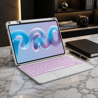 Pengiriman Cepat Kompatibel dengan Huawei MatePad Pro 12 Model 2026 dengan Touchpad Terintegrasi dan Penutup Keyboard yang Dapat Dilepas