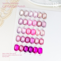 Kit de gel UV souple REHEART OEM, 30 flacons de vernis gel, vernis magnétique effet œil de chat, 30 couleurs pour nail art, sans HEMA, sans TPO