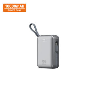 Chargeur de téléphone portable 45W Power Bank Portable 10000mAh avec câble USB C <span class=keywords><strong>Batterie</strong></span> de rechange <span class=keywords><strong>externe</strong></span> pour <span class=keywords><strong>iPhone</strong></span> 22.5W Chargeur rapide - Product Image 5