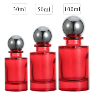 Luxury Custom-designed Square Frost 30ml 50ml 100ml Glass Perfume <b>Bottles</b> Pump Sprayer Silver Caps Refillable <b>Reed</b> <b>Diffuser</b> Box - Product Image 5