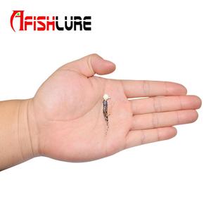 Cebo Artificial Mini Pin de cola pesca señuelo 38mm 0,36g 15pcs una bolsa suave error suave pez señuelo suave señuelos - Product Image 4