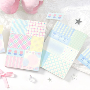 50 fogli per confezione <span class=keywords><strong>di</strong></span> foglietti patchwork color sale chiaro, con poesie abbinabili, materiali strappabili per diari e appunti, messaggi e <span class=keywords><strong>note</strong></span>. - Product Image 1