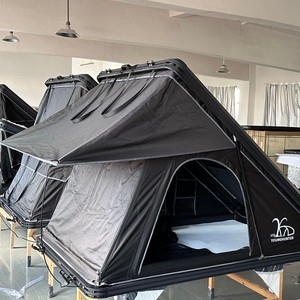 Tente de toit de voiture en alliage d'aluminium, type V trigonale, 3000 mm, imperméable, double couche, quatre saisons, ouverture automatique, une chambre - Product Image 3