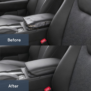 Funda de Cuero de Microfibra para Reposabrazos de Consola Central Lexus Rx350, Caja de Almacenamiento 2010-2015 - Product Image 1