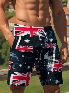 Người Đàn Ông Của Quần Short Giản Dị 100% <span class=keywords><strong>Polyester</strong></span> Công Đoàn <span class=keywords><strong>Jack</strong></span> Thiết Kế In Mô Hình Thường Xuyên Phù Hợp Nhẹ Căng Vải - Product Image 2