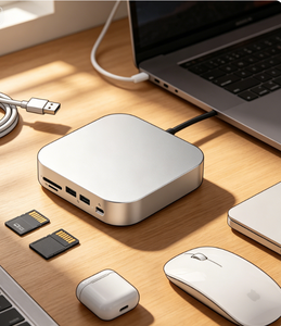 Base de Conexión Externa para SSD MiniMate de Aleación de Aluminio con 5 Puertos, Opciones de 512GB/1TB/2TB/<span class=keywords><strong>4TB</strong></span>, Adaptador Multipuerto USB-C para Portátiles (En Stock) - Product Image 4