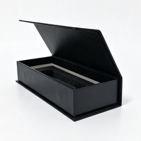 Boîtes d'emballage magnétiques personnalisées avec logo pour stylos de signature, boîtes à stylos en carton noir personnalisées pour entreprises