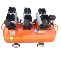 Compresseur d'air silencieux sans huile sur mesure 220V 380V 1HP 2HP 3HP 5HP 6HP 30L 50L 100L 150L 8 bars