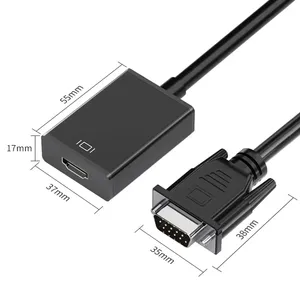 Convertisseur VGA HD universel, Plug-and-Play, pour ordinateur portable, projecteur TV, sortie compatible, Audio et vidéo haute définition - Product Image 6