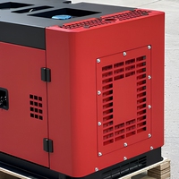 Dual Cylinder 10kw-18kw Luftgekühlter Diesel Silence Generator Set Box Typ mit Auto & Remote Start 50Hz & 60Hz Frequenz optionen