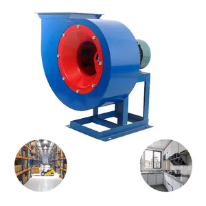 Wholesale 4-72 Series Industrial Copper Wire Exhaust Centrifugal Fans Blowers Large Air Flow Restaurant Ventilation 380V DC